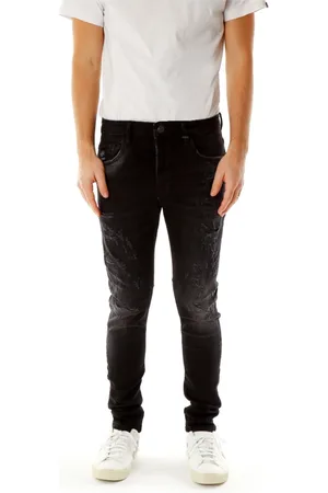 Elias Rumelis Jeansy, Mężczyzna, Szary, W33, Fade Effect Tapered Fit Jeansy