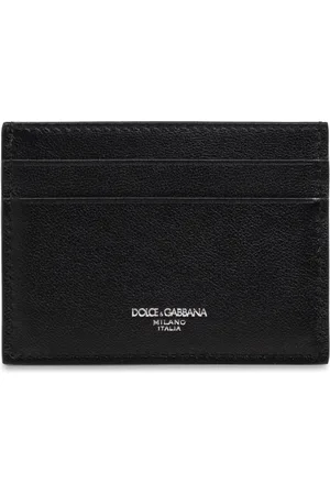 Dolce & Gabbana Akcesoria, Mężczyzna, Czarny, ONE SIZE, Skórzane etui na karty
