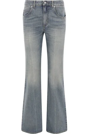 Alexander McQueen Jeansy, Kobieta, Niebieski, W25, Denim, Indigo Flare Denim Jeansy