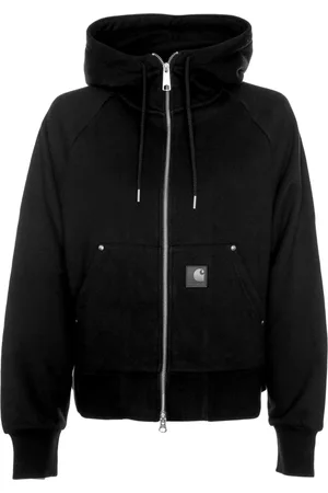 Carhartt Bluzy, Kobieta, Czarny, L, Bawełna, Kurtka z kapturem Eldon