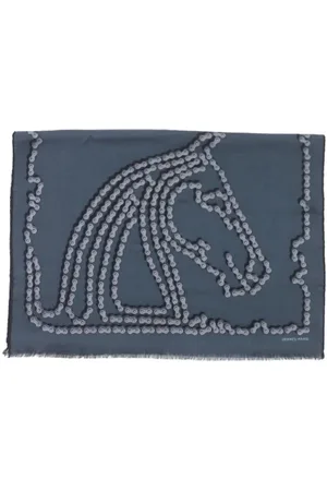 Hermès Pre-owned, Mężczyzna, Niebieski, ONE SIZE, Pre-owned Silk scarves