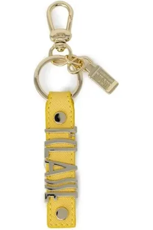 ALVIERO MARTINI 1A CLASSE Akcesoria, Kobieta, Żółty, ONE SIZE, Elegancki Skórzany Metalowy Brelok Damski
