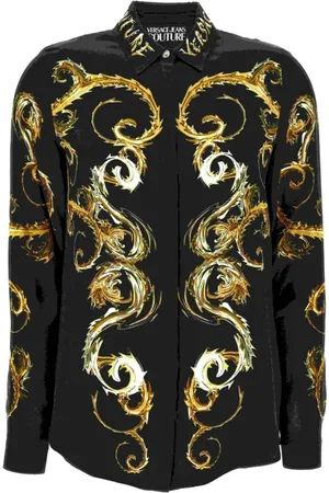 VERSACE Bluzki, Kobieta, Czarny, 2XS, Koszule