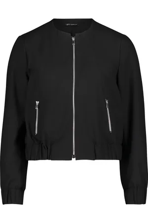 Betty Barclay Kurtki, Kobieta, Czarny, 4XL, Casual Blazer Kurtka z Zamkiem