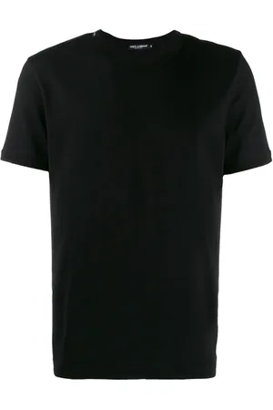 Dolce & Gabbana Koszulki, Mężczyzna, Czarny, 3XL, Casual T-Shirt G8Jx 7Tfu 7Eqn 0000