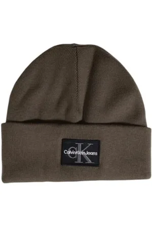 Calvin Klein Akcesoria, Mężczyzna, brązowy, ONE SIZE, Brązowy Szal z Bawełny i Akrylu