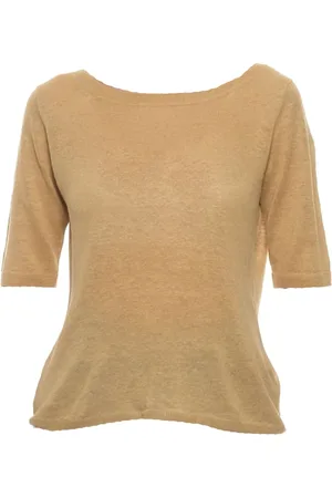 Majestic Swetry, Kobieta, Żółty, S, Elegancki Sweter K194-Fpu 515