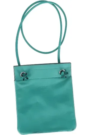 Hermès Pre-owned, Kobieta, Niebieski, ONE SIZE, Skóra, Pre-owned skórzane torby na ramię