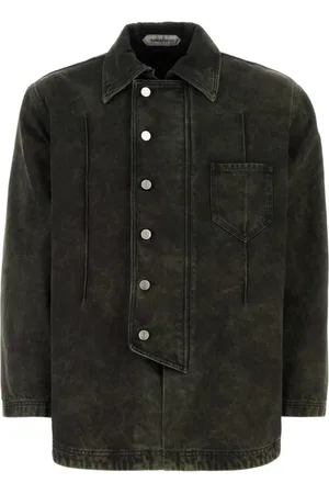 Namacheko Kurtki, Mężczyzna, Czarny, M, Denim, Koszula Denim Manni