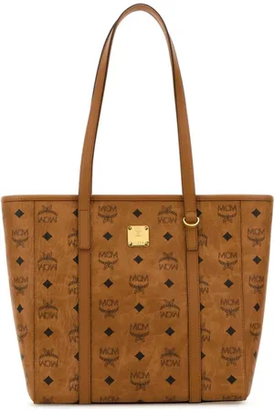 MCM Torebki, Kobieta, brązowy, ONE SIZE, Torba na zakupy Toni z płótna