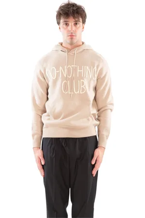 MC2 SAINT BARTH Bluzy, Mężczyzna, Beżowy, L, Bluza z kapturem z haftem