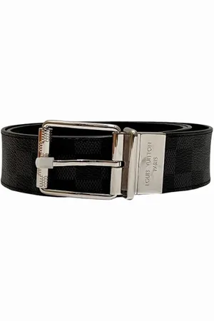 LOUIS VUITTON Pre-owned, Mężczyzna, Czarny, ONE SIZE, Pre-owned Canvas belts