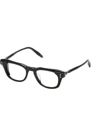 AKONI Akcesoria, Mężczyzna, Czarny, ONE SIZE, Nowoczesne czarne okulary kryształowe