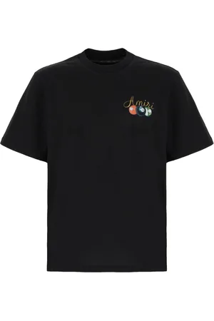 AMIRI Koszulki, Mężczyzna, Czarny, M, Casual T-shirt z Bawełny dla Mężczyzn