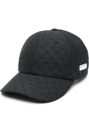 Alexander McQueen Akcesoria, Mężczyzna, Czarny, M, Czarna Stylowa Kolekcja Czapki