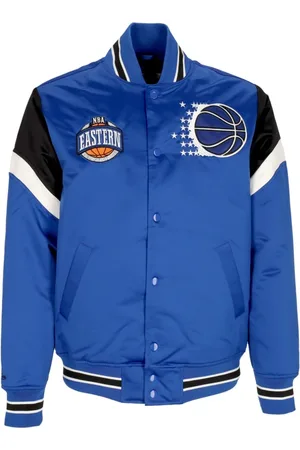 Mitchell & Ness Kurtki, Mężczyzna, Niebieski, M, Kurtka Bomber NBA Orlando Magic