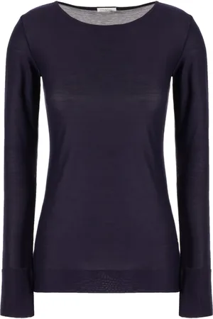 Malo Koszulki, Kobieta, Niebieski, S, Casual Bawełniany T-shirt