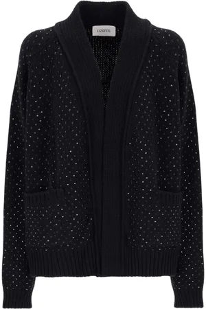 LANEUS Swetry, Kobieta, Czarny, S, Cardigan Hotfix