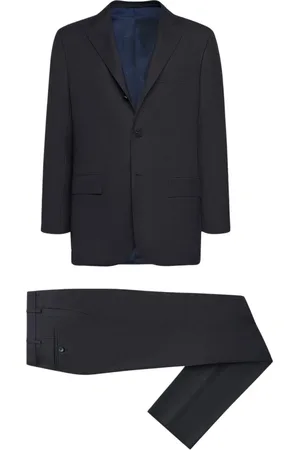 Kiton Garnitury, Mężczyzna, Niebieski, 3XL, Wełna, Granatowy Wełniany Garnitur