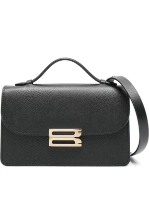 Victoria Beckham Torebki, Kobieta, Czarny, ONE SIZE, Czarna Skórzana Torba na Ramię