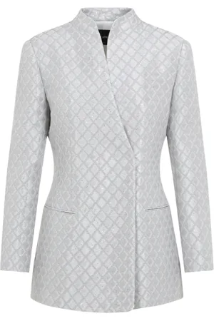Giorgio Armani Kurtki, Kobieta, Szary, S, Mirage Blazer
