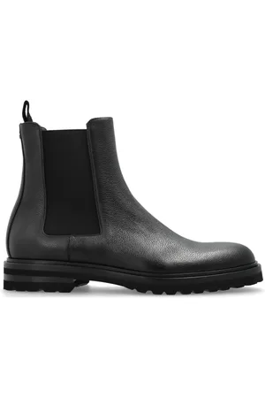 Dolce & Gabbana Buty, Mężczyzna, Czarny, 42 EU, Skórzane botki