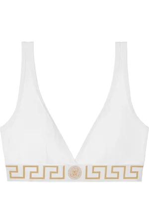 VERSACE Koszulki, Kobieta, Biały, M, Białe bielizna z opaską Greca
