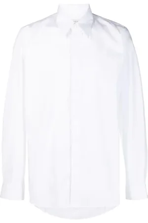 DRIES VAN NOTEN Koszule, Mężczyzna, Biały, L, Bawełna, Biała koszula 6321 M.w. Carvie