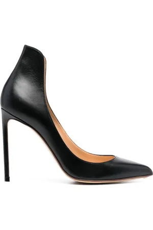 Francesco Russo Buty, Kobieta, Czarny, 40 EU, Czarne Skórzane Buty Dziecięce