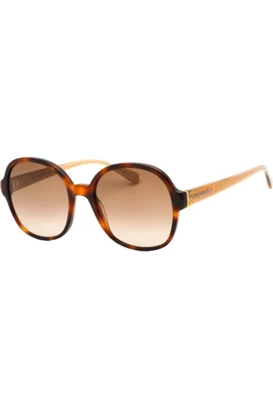 Tommy Hilfiger Akcesoria, Kobieta, brązowy, ONE SIZE, Brązowe plastikowe okulary przeciwsłoneczne dla kobiet