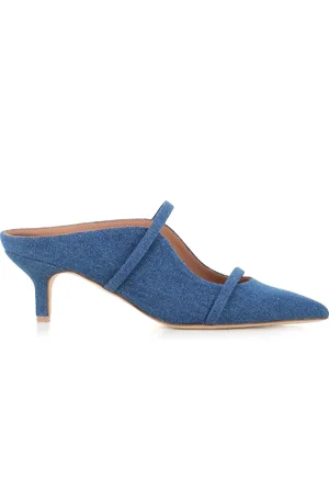 MALONE SOULIERS Buty, Kobieta, Niebieski, 38 EU, Denim, Denim Jeansy Sabot Buty