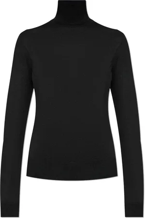 Dolce & Gabbana Swetry, Kobieta, Czarny, M, Kaszmir, Kaszmirowy golf