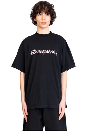 Vetements Koszulki, Mężczyzna, Czarny, M, Czarna Koszulka Reaper Regular