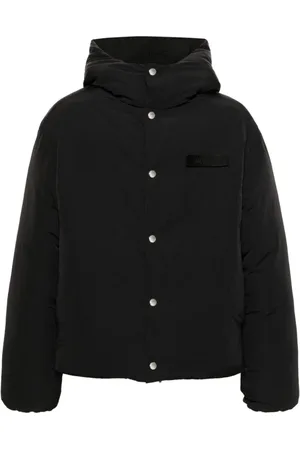 Jacquemus Kurtki, Mężczyzna, Czarny, L, Czarna kurtka puchowa