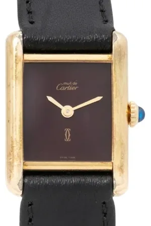 Cartier Pre-owned, Kobieta, Żółty, ONE SIZE, Pre-owned Leather watches
