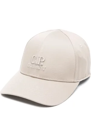 C.P. Company Akcesoria, Mężczyzna, Beżowy, ONE SIZE, Bawełna, Vintage Khaki Baseball Cap
