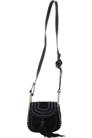 Chloé Pre-owned, Kobieta, Czarny, ONE SIZE, Zamsz, Pre-owned Suede handbags