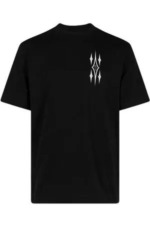 AMIRI Koszulki, Mężczyzna, Czarny, 2XL, Argyle T-shirt