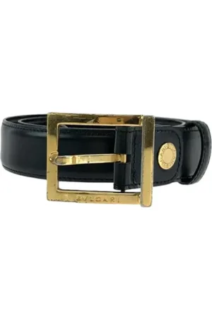 Bvlgari Pre-owned, Mężczyzna, Czarny, ONE SIZE, Skóra, Pre-owned Leather belts