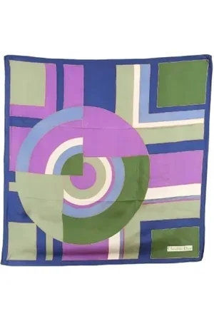 Dior Pre-owned, Kobieta, Wielobarwność, ONE SIZE, Pre-owned Silk scarves