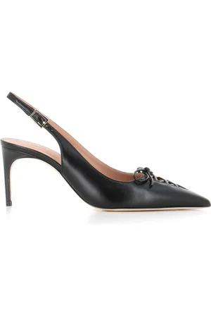 MALONE SOULIERS Buty, Kobieta, Czarny, 39 EU, Czarne skórzane szpilki