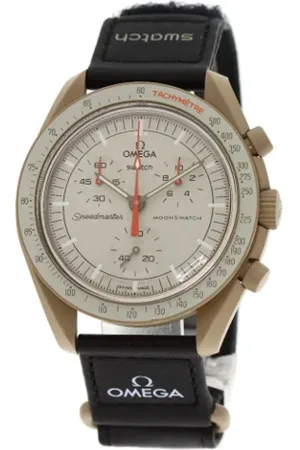 Omega Pre-owned, Mężczyzna, Beżowy, ONE SIZE, Pre-owned Glass watches