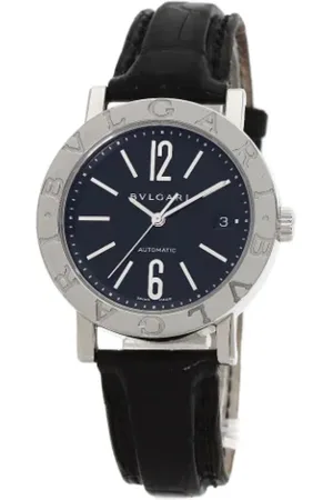 Bvlgari Pre-owned, Mężczyzna, Czarny, ONE SIZE, Pre-owned Leather watches