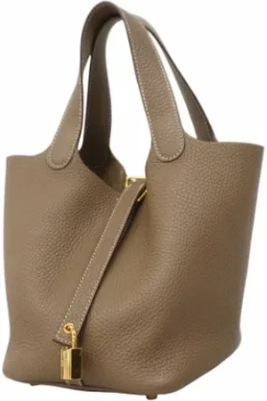 Hermès Pre-owned, Kobieta, brązowy, ONE SIZE, Skóra, Pre-owned Skórzane torebki