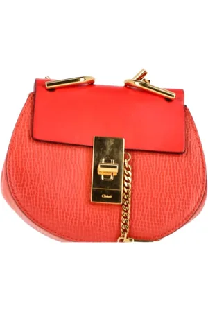 Chloé Pre-owned, Kobieta, Czerwony, ONE SIZE, Skóra, Pre-owned skórzane torby na ramię