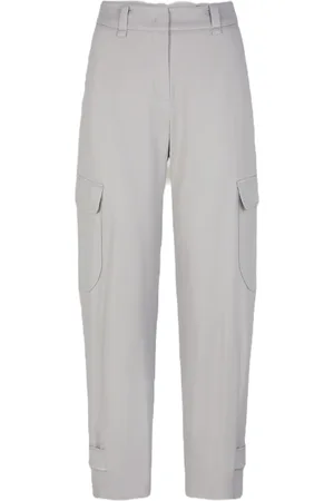 Windsor Spodnie, Kobieta, Szary, M, Spodnie cargo regular fit