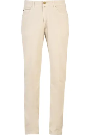 Briglia 1949 Spodnie, Mężczyzna, Beżowy, 2XL, Kremowe Jeansyy Bull 5 kieszeni