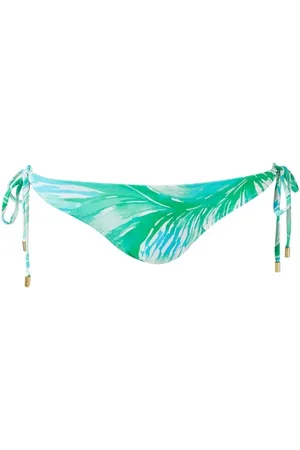 Melissa Odabash Stroje kąpielowe, Kobieta, Zielony, M, Bikini Dolne w Deszczowym Lesie SPF 50
