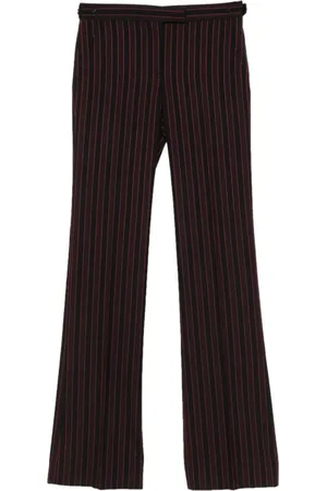Alexander McQueen Spodnie, Kobieta, brązowy, S, Nero E Bordeaux Spodnie Damskie