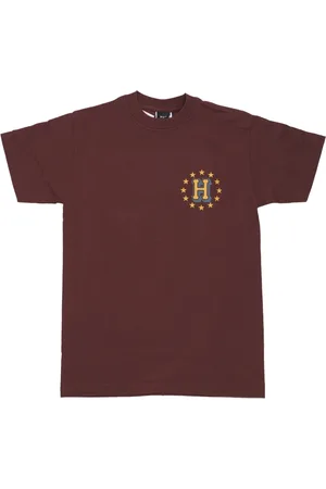 Huf Koszulki, Mężczyzna, Fioletowy, S, Galaktyczny T-shirt Eggplant Męski